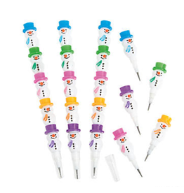 PENCIL  STACKING SNOWMAN  3 PACK