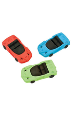 ERASER: - RACE CARS  PKG/12