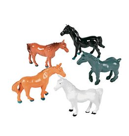 HORSES 2'' PLASTIC PKG/24pcs