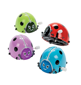 FLIPPING WIND-UP LADY BUGS 1pc