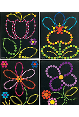 STICKER DOT ART: SPRING FLOWERS