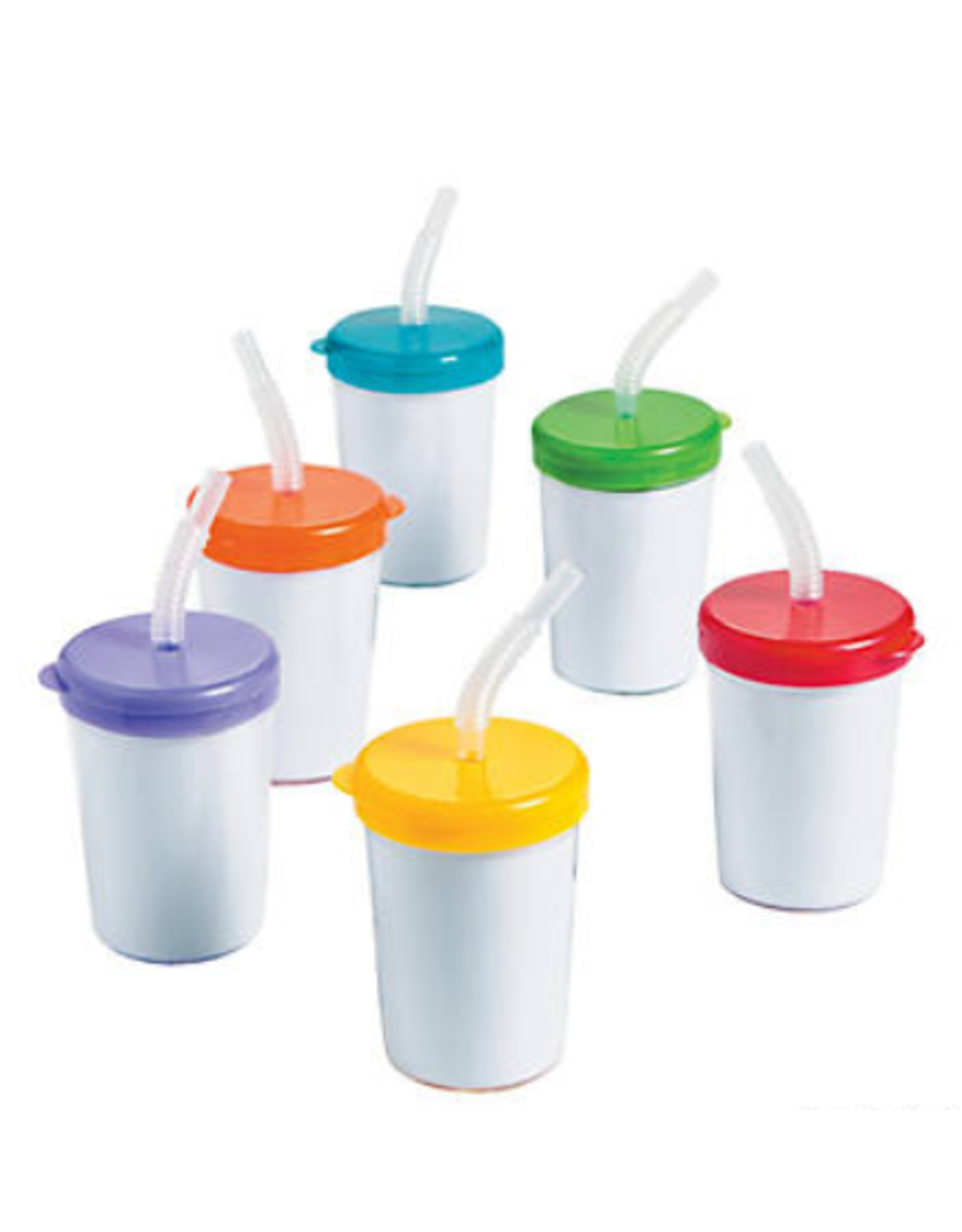 FUN EXPRESS Do It Yourself SIPPER CUPS  PKG/12