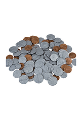 PLASTIC COINS - 144 PACK
