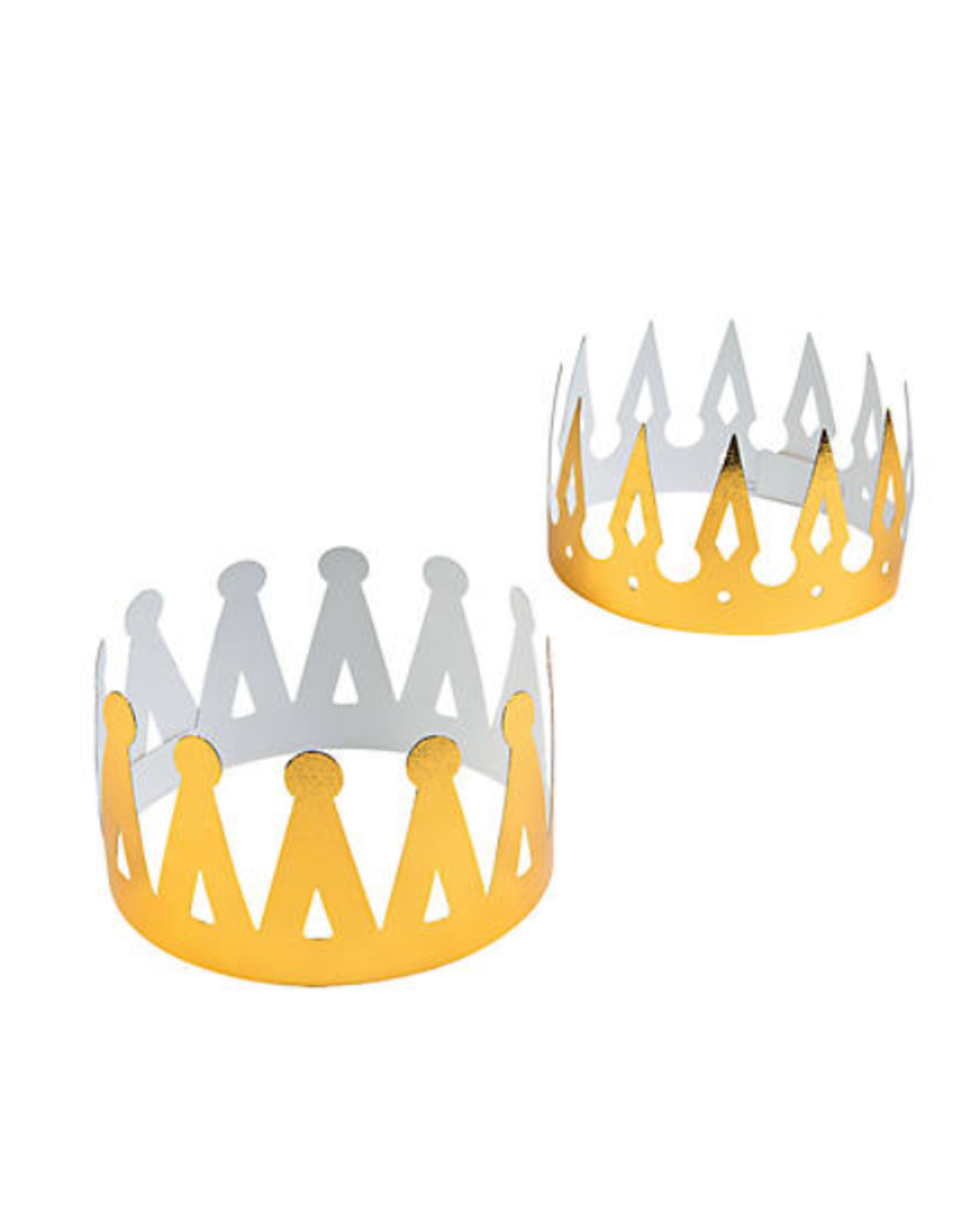 CROWNS  FOIL GOLD PKG/12