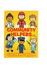 COLORING BOOK - COMMUNITY HELP 24PCS