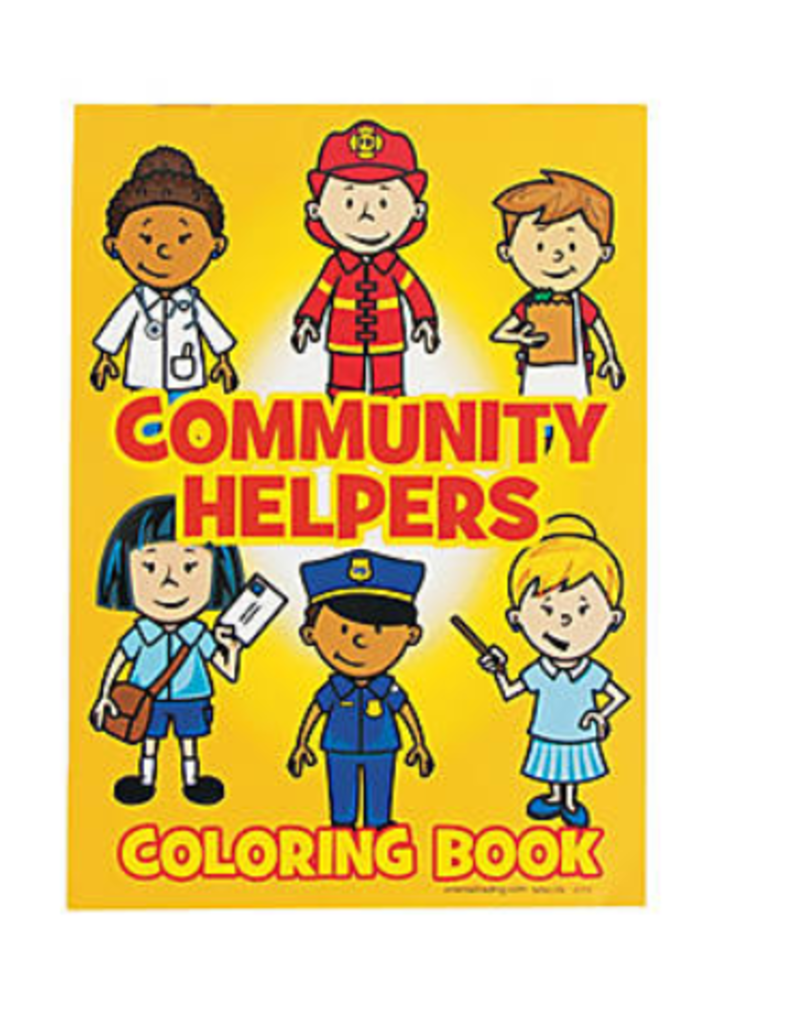 COLORING BOOK - COMMUNITY HELP 24PCS