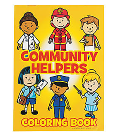 COLORING BOOK - COMMUNITY HELP 24PCS