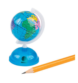 PENCIL SHARPENER: GLOBE