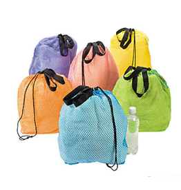DAY-CAMP BAG MESH PULL STRING