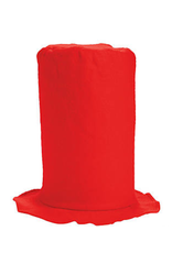 RED STOVEPIPE HAT