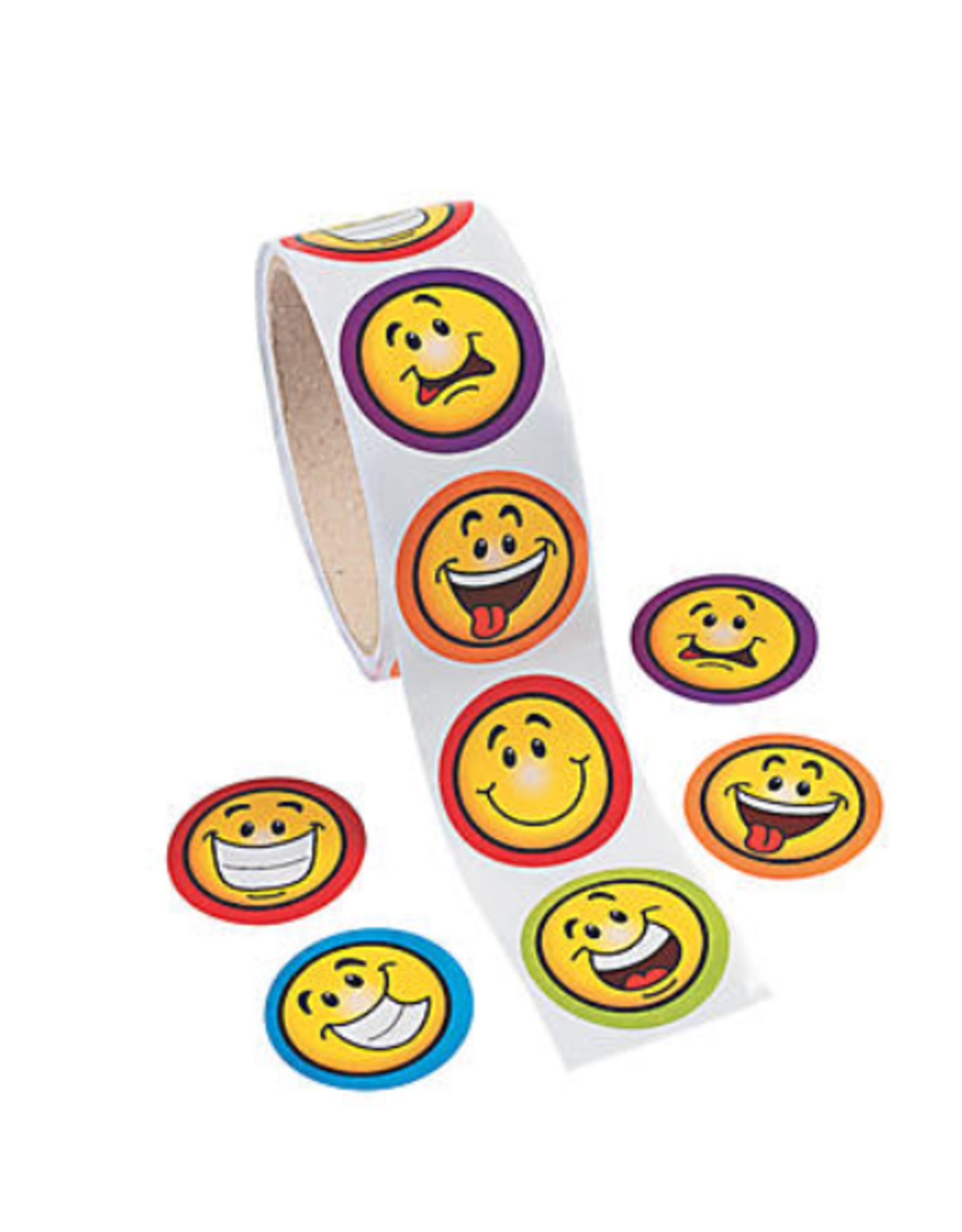 STICKERS ROLL: GOOFY SMILE FACE