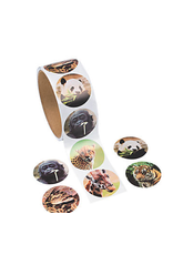 STICKERS: ZOO ANIMAL ROLL
