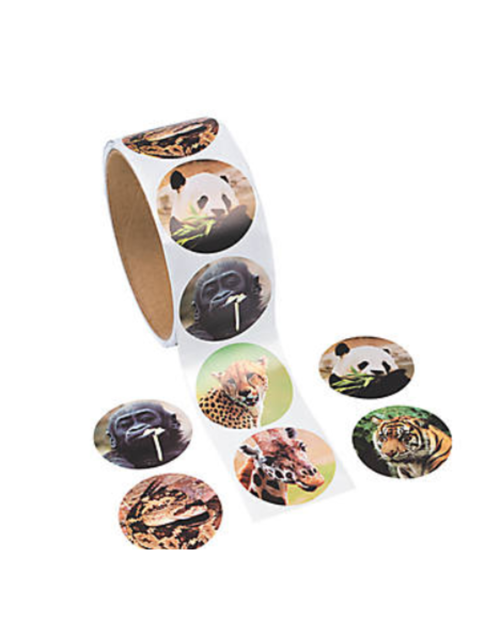 STICKERS: ZOO ANIMAL ROLL