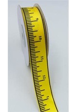 SATIN RIBBON: MEASURE TAPE 5/8"x 25 YARDS