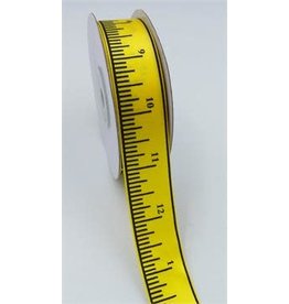 SATIN RIBBON: MEASURE TAPE 5/8"x 25 YARDS