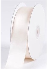 SATIN RIBBON:  WHITE 1/4" X 25 YARDS