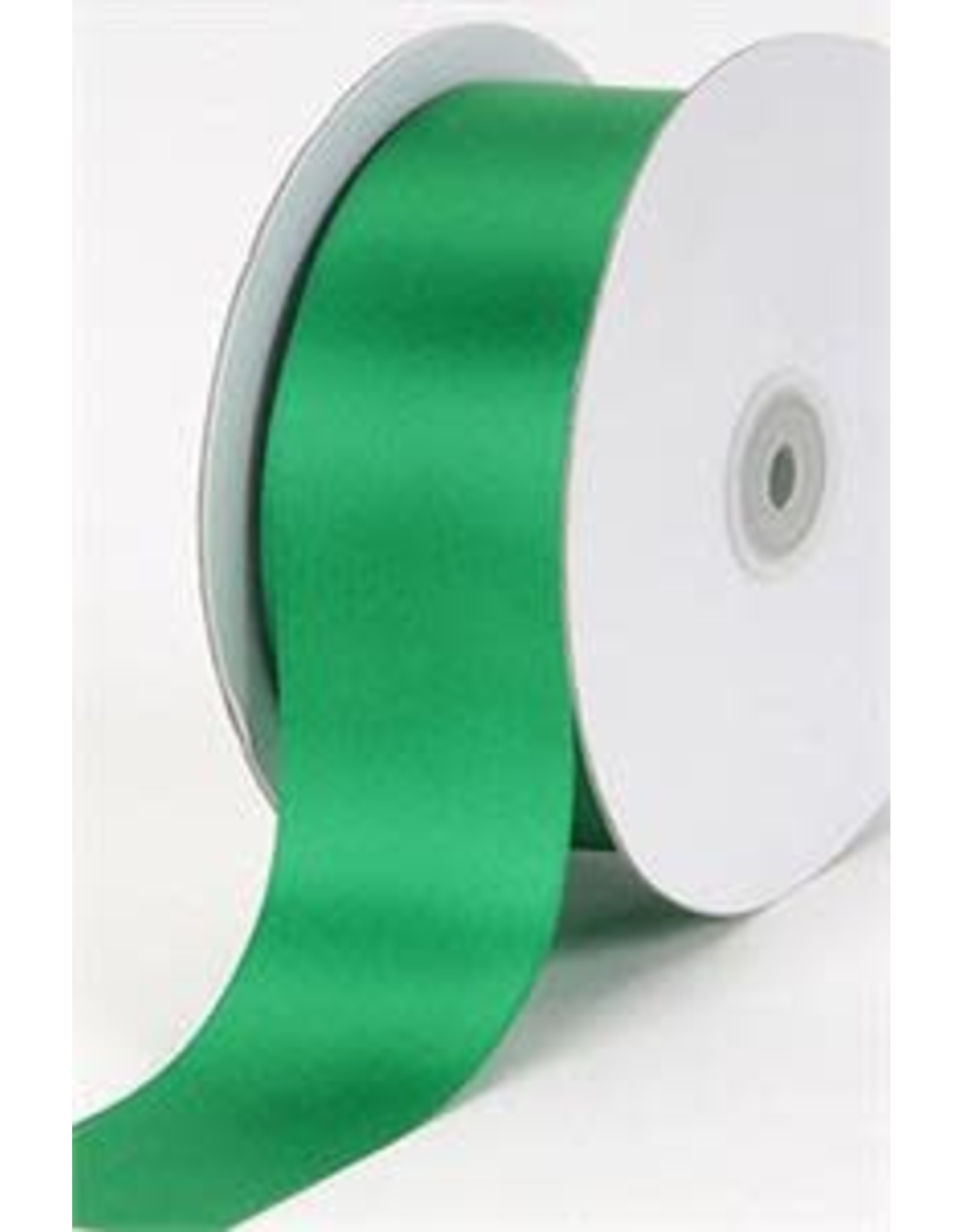 SATIN RIBBON 1/4" EMERALD 25 YRD