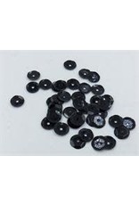 SEQUINS: 8MM BLACK 200PC