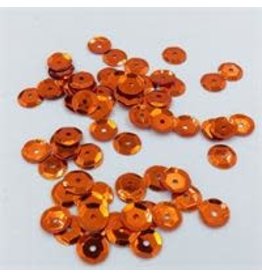 SEQUINS - 5MM - ORANGE 800PC