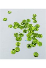 SEQUINS - 8MM - LIME GREEN  200pc