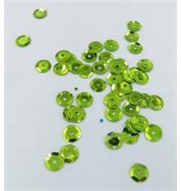 SEQUINS - 8MM - LIME GREEN  200pc