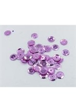 SEQUINS - 8MM - LT PINK - 200 PACK