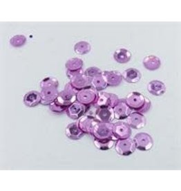 SEQUINS - 8MM - LT PINK - 200 PACK