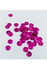 SEQUINS - 5MM - FUCHSIA  800 PC