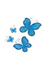 ORGANZA BUTTERFLY: 2" ASSORTED