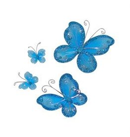 ORGANZA BUTTERFLY: 2" ASSORTED
