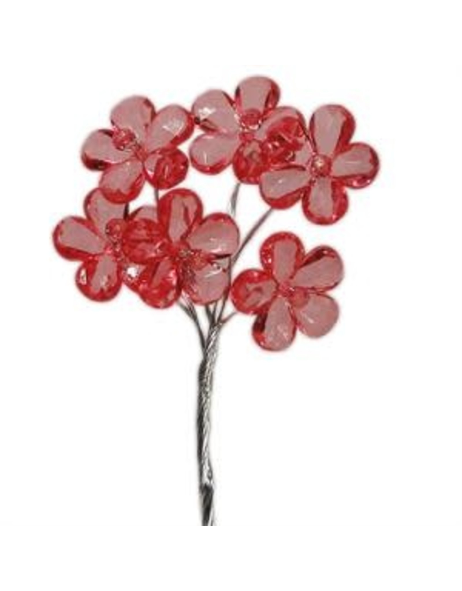 ACRYLIC FLOWERS FUCHSIA