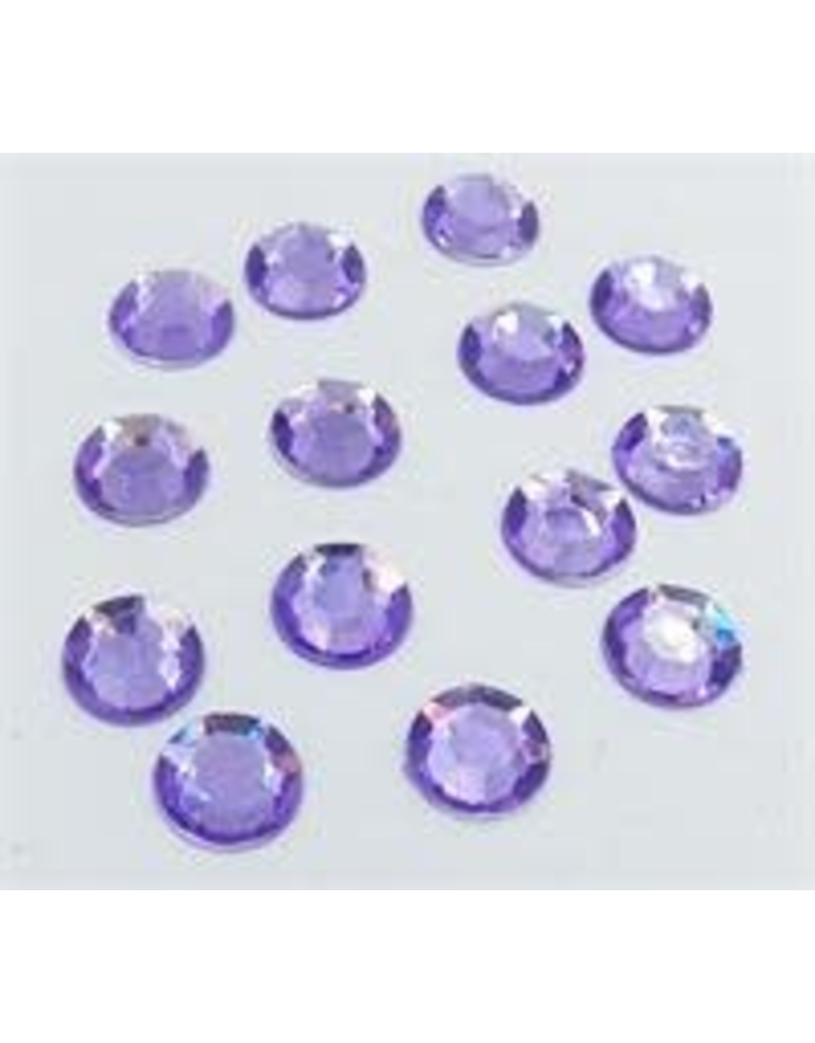 RHINESTONE: ROUND ORCHID ( PURPLE ) 14 MM - 60 PACK