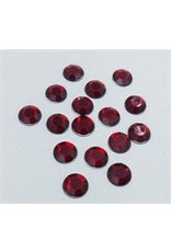 RHINESTONE: ROUND RED 14 MM - 60 PACK