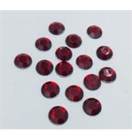 RHINESTONE: ROUND RED 14 MM - 60 PACK