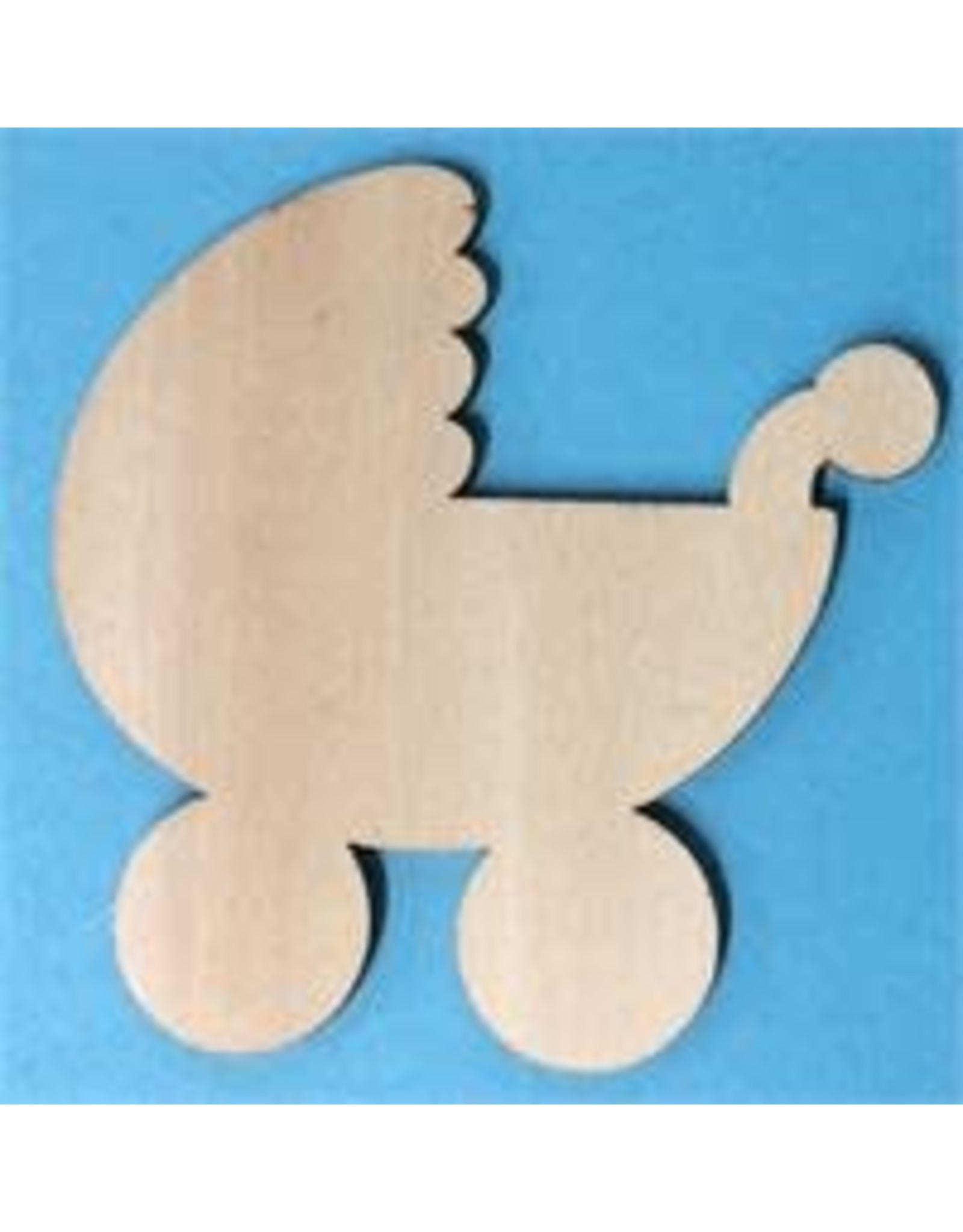 WOOD CUT OUT: BABY CARRIAGE