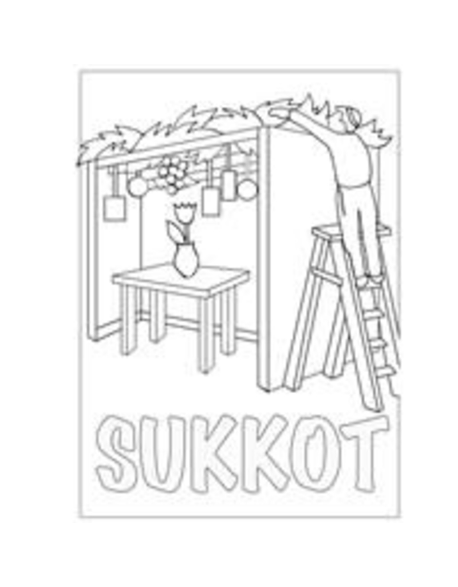 SAND ART CARD: SUKKOT