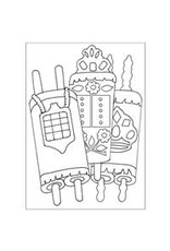 SAND ART CARD: TORAH