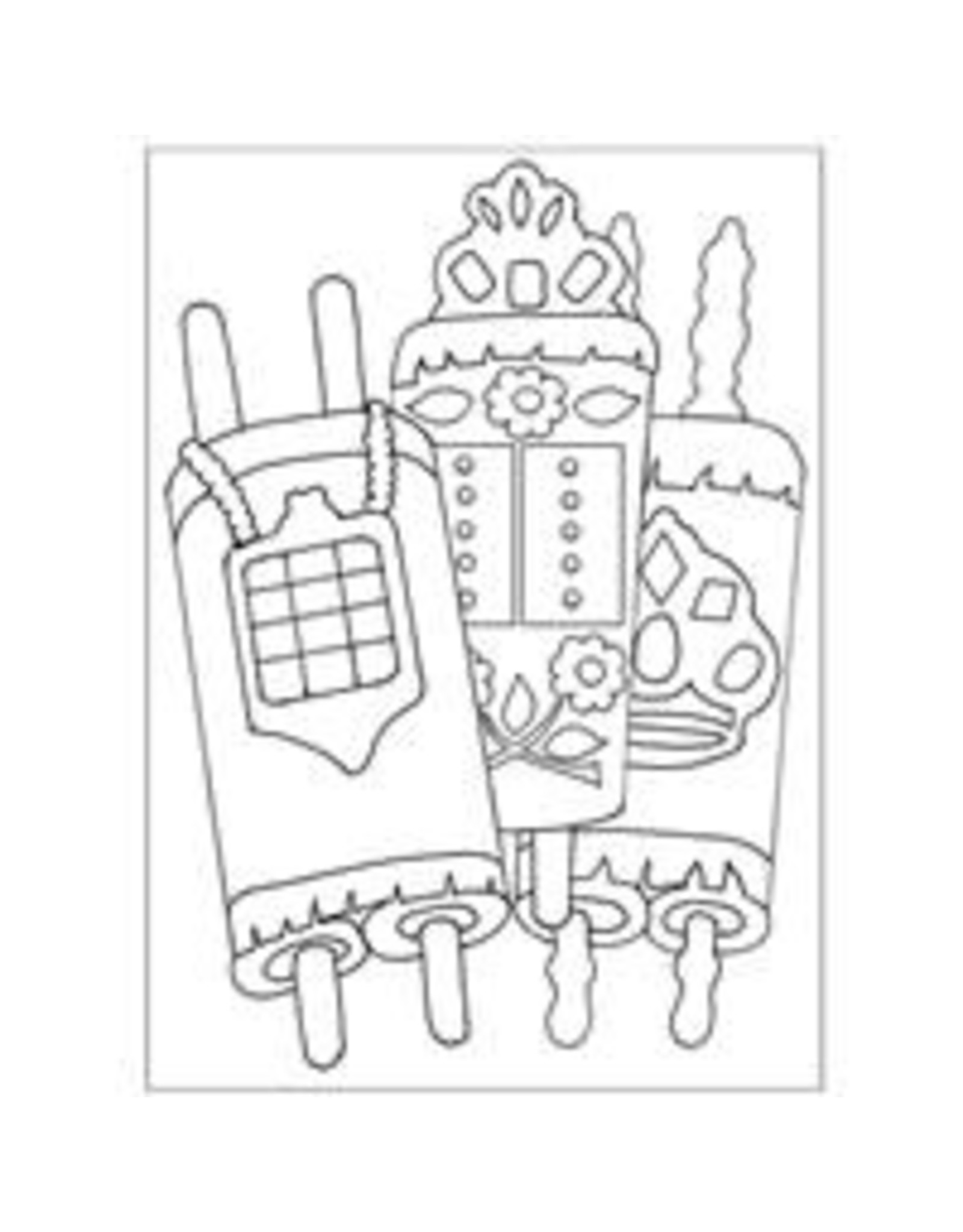 SAND ART CARD: TORAH