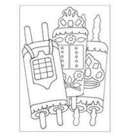 SAND ART CARD: TORAH 7'X5"