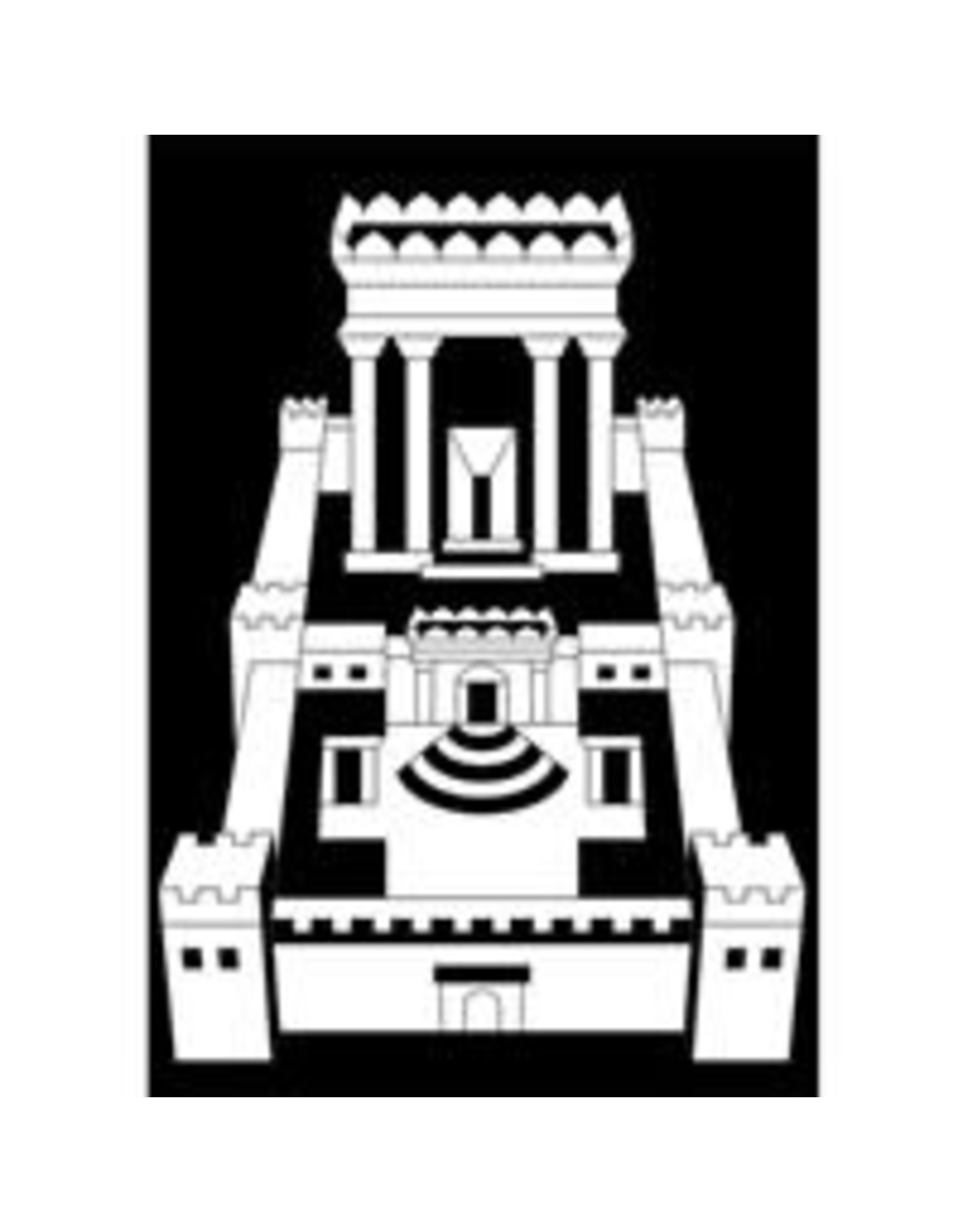 VELVET ART: BAIS HAMIKDASH 8"x6"