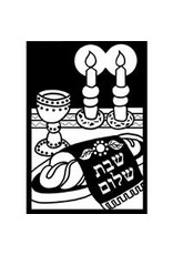 VELVET ART -  SHABBOS 6"X9"