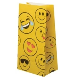 EMOJI PAPER BAGS  Pckg/12