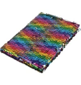 RAINBOW SEQUIN JOURNAL