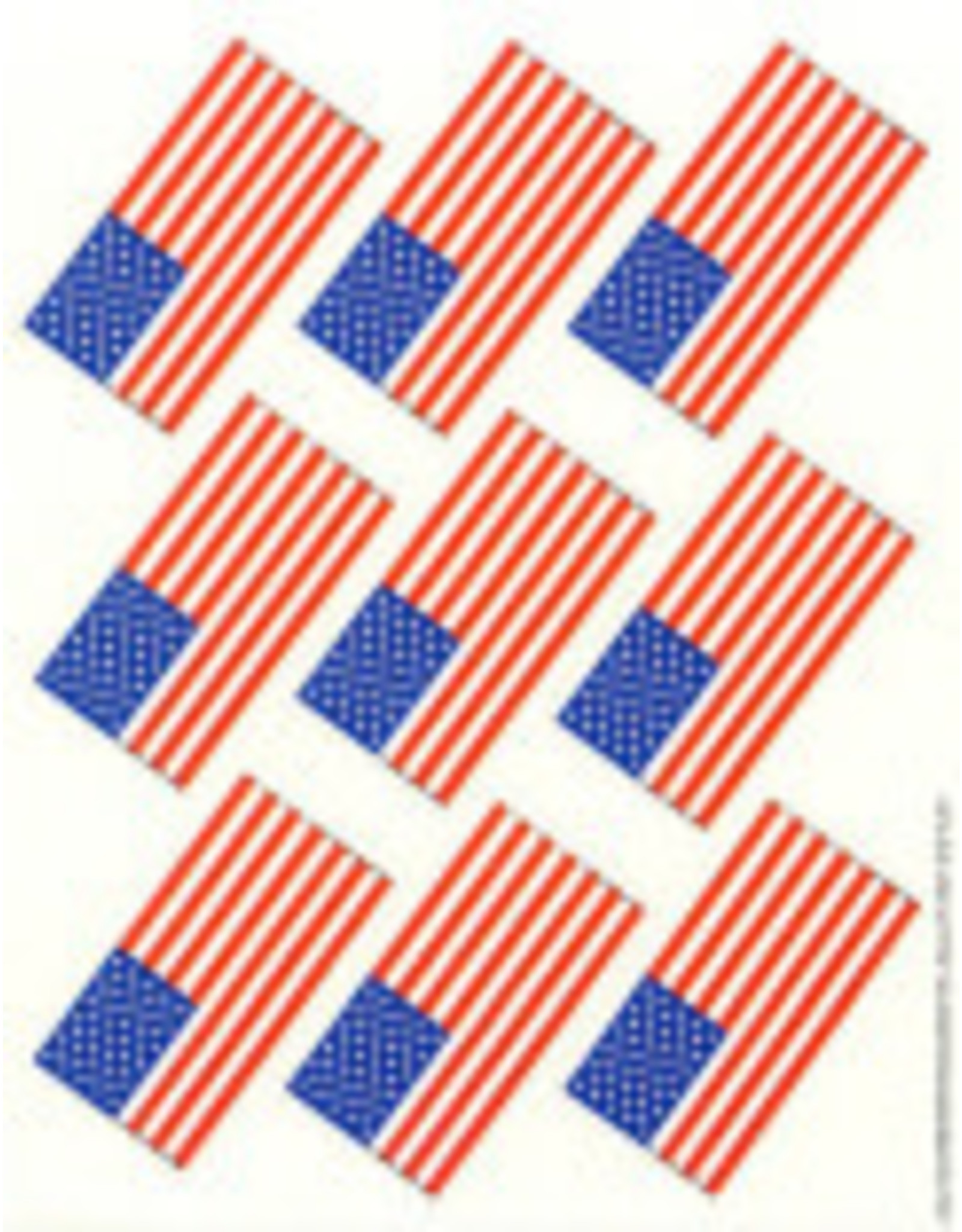 EUREKA STICKERS: GIANT U.S. FLAG
