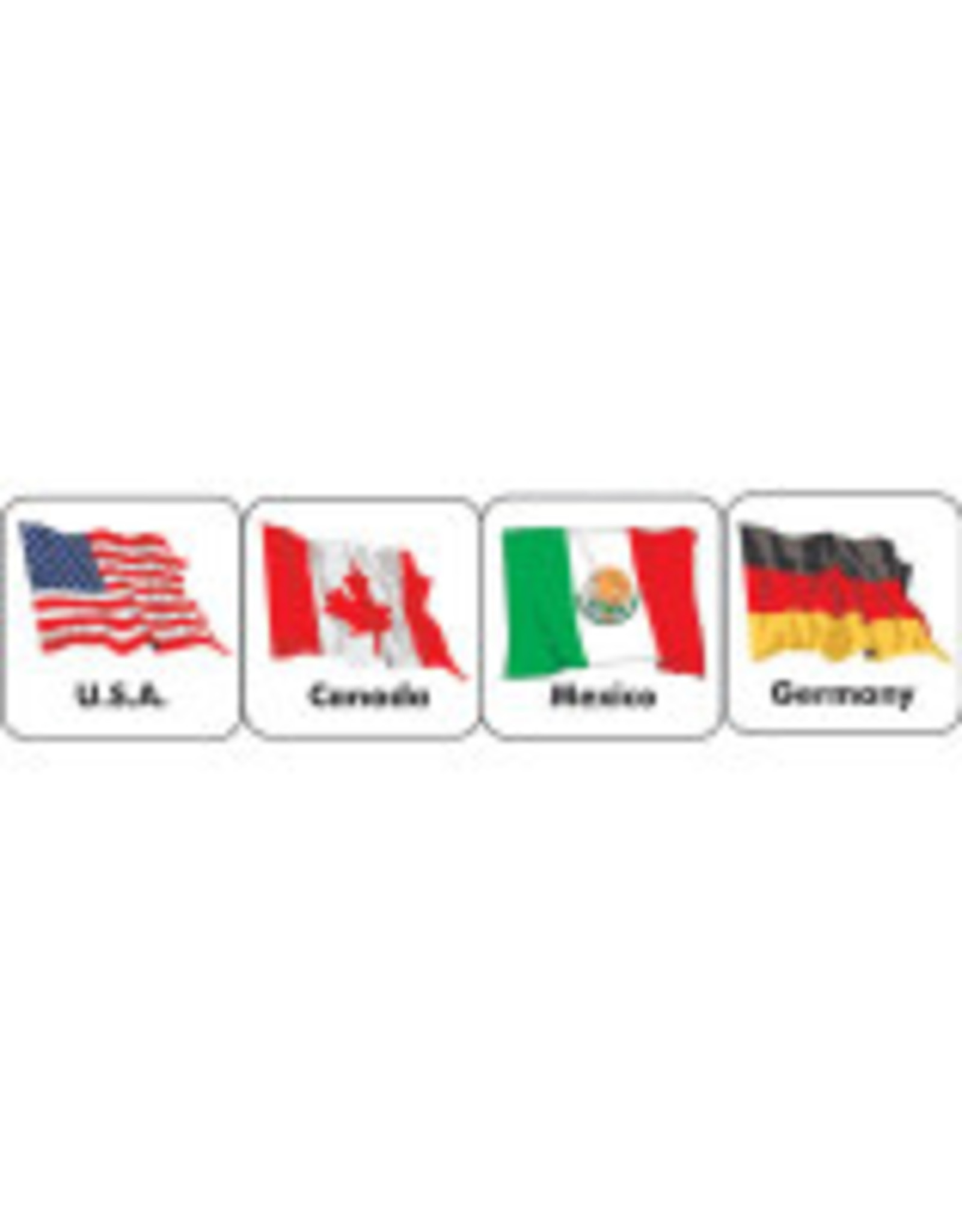 STICKERS: WORLD FLAG LARGE