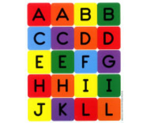 Letters Stickers - Theme from Eureka School Supplies - School Crossing