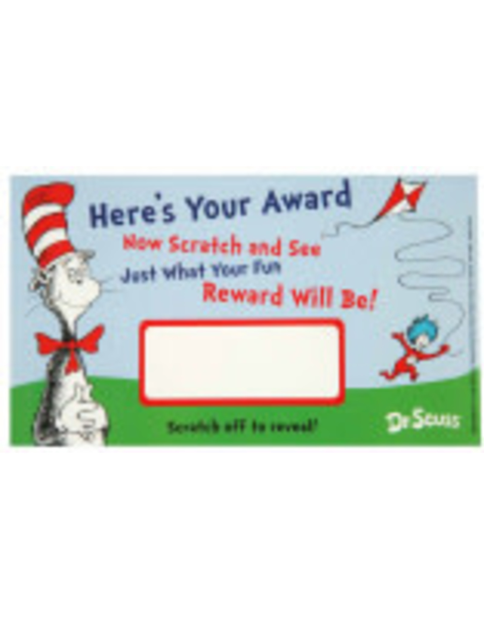 SCRATCH REWARD CARD: DR. SUESS