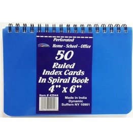 4x6 SPIRAL INDEX CARDS 50CT