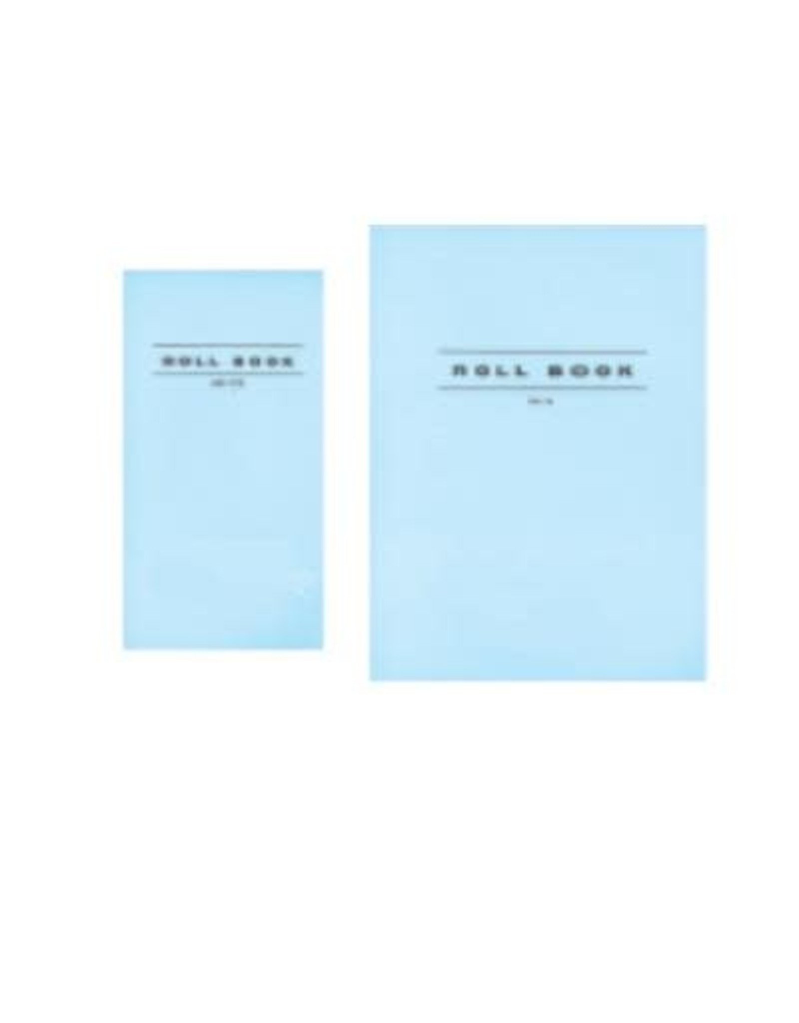 ROLL BOOK: SMALL ENGLISH 7"X4" 24 PAGES