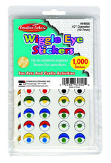 STICKERS: WIGGLE EYES COLORED